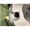 Image 3 : CAL SPAS 6.5' X 4.5' HOT TUB WITH STERLING SILVER INTERIOR AND MIST EXTERIOR.  TUB FEATURES: