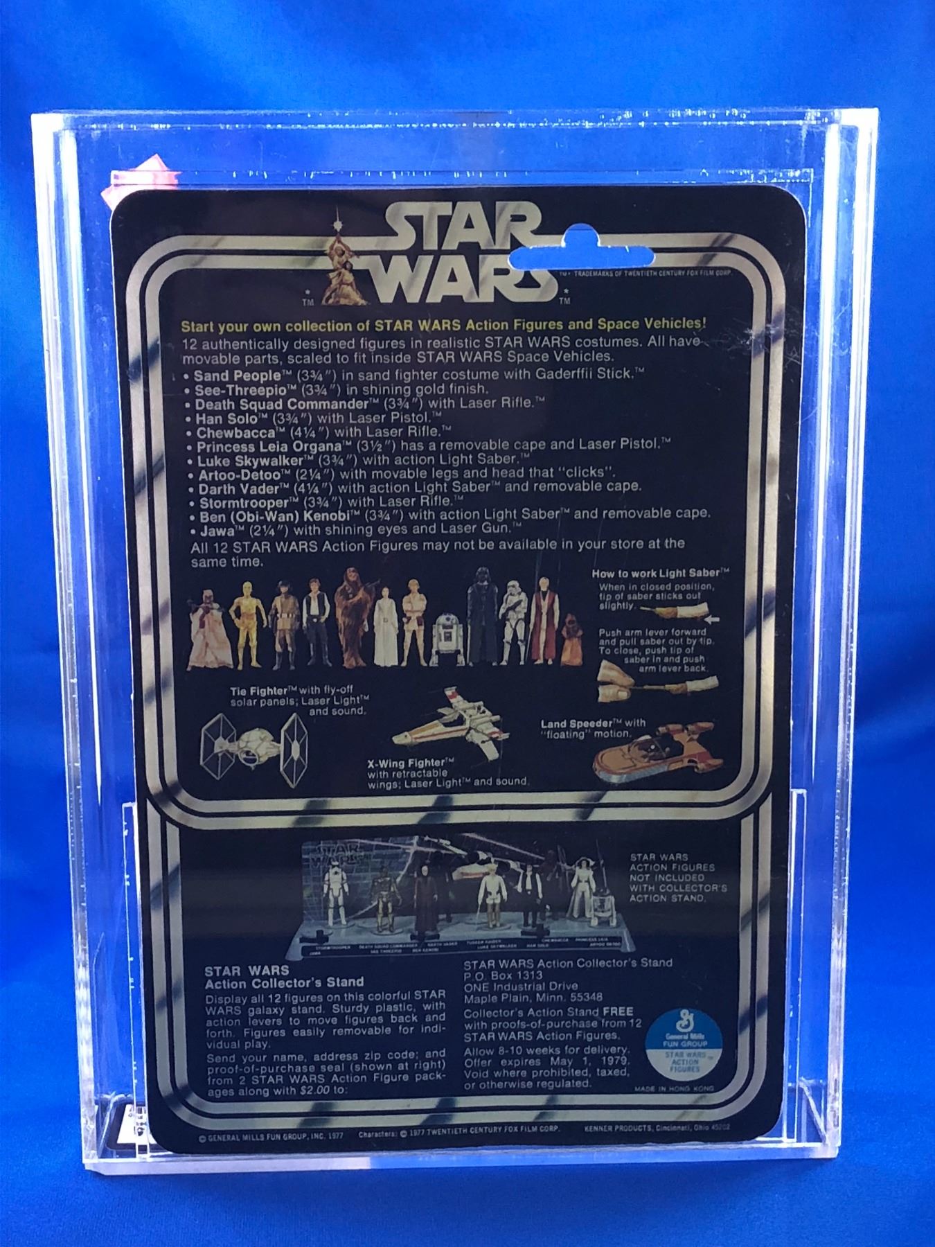 1977 Kenner Star Wars Sand People Figure In Original Package 12 Back B Afa Graded 85nm 1977 Kenner Star Wars Sand People Figure In Original Package 12 Back B Afa Graded 85nm