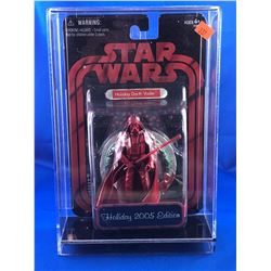 2005 HASBRO STAR WARS HOLIDAY DARTH VADER SPECIAL EDITION FIGURE IN ORIGINAL PACKAGE