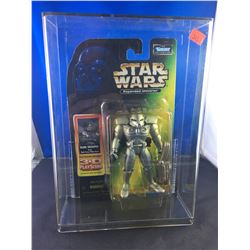 1998 KENNER STAR WARS EXPANDED UNIVERSE DARK TROOPER FROM DARK FORCES VIDEO GAME 3D PLAY SCENE