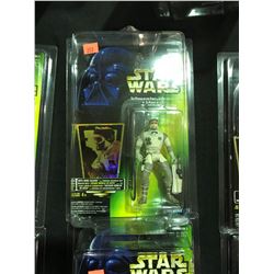 2 FIGURES IN ORIGINAL PACKAGE: KENNER STAR WARS POWER OF THE FORCE HOTH REBEL SOLDIER & ADMIRAL