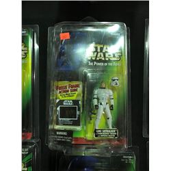 2 FIGURES IN ORIGINAL PACKAGE: KENNER STAR WARS POWER OF THE FORCE FREEZE FRAME LUKE SKYWALKER IN