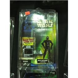 2 FIGURES IN ORIGINAL PACKAGE: KENNER STAR WARS POWER OF THE FORCE FREEZE FRAME DEATH STAR &