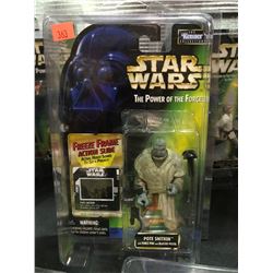 2 FIGURES IN ORIGINAL PACKAGE: KENNER STAR WARS POWER OF THE FORCE FREEZE FRAME POTE SNITKIN &