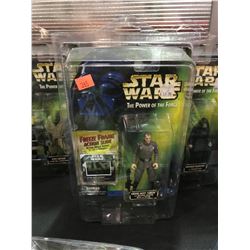 2 FIGURES IN ORIGINAL PACKAGE: KENNER STAR WARS POWER OF THE FORCE FREEZE FRAME GRAND MOFF  TARKIN