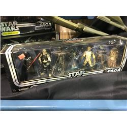 STAR WAR HASBRO THE SAGA COLLECTION 7 FIGURE " HUNT FOR THE MILLENNIUM FALCON: BOUNTY HUNTER