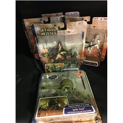 3 STAR WARS HASBRO CLONE WARS CLONE TROOPER ARMY FIGURES 1 JEDI KNIGHT ARMY FIGURE SET & SEPARATIST