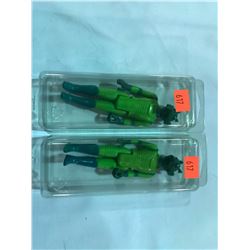 PAIR OF VINTAGE STAR WARS GREEDO FIGURES VARYING GRADES