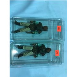 PAIR OF VINTAGE STAR WARS WEEQUAY FIGURES VARYING GRADES