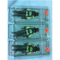 3 VINTAGE STAR WARS NIKTO FIGURES VARYING GRADES