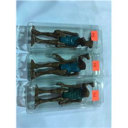 3 VINTAGE STAR WARS HAMMERHEAD FIGURES VARYING GRADES