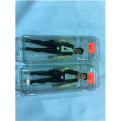 PAIR OF VINTAGE STAR WARS LARGE HEAD HAN SOLO FIGURES VARYING GRADES