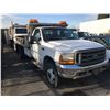 Image 2 : 1999 FORD 2WHDR, F-550 SUPERDUTY, WHITE, DUMP, 7.3L, DIESEL, MANUAL, VIN#1FDAF56F9XEB27964,
