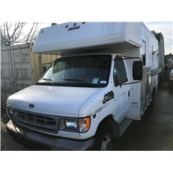 2001 FORD 2WHDR E-450 SUPERDUTY, WHITE, UTILITY VAN, 7.3L V8, DIESEL, AUTOMATIC,