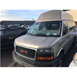 2005 GMC SAVANA 3500, PASS VAN, BEIGE, VIN # 1GJHG39U351222063