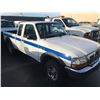 Image 2 : 2000 FORD RANGER XLT, WHITE, CREW CAB, 4.0L, GAS, AUTOMATIC, VIN#1FTZR15X8YPB47100, 191,898KMS,