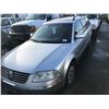Image 1 : 2003 VOLKSWAGEN PASSAT, GREY, 4 DOOR HATCHBACK, 1.8L, GAS, AUTOMATIC, VIN#WVWVD63B43E075267,