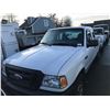 Image 1 : 2007 FORD RANGER, WHITE, 2 DOOR PICKUP, 3.0L, GAS, AUTOMATIC, VIN#1FTZR44U87PA46727, 154,324KMS,