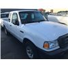 Image 2 : 2007 FORD RANGER, WHITE, 2 DOOR PICKUP, 3.0L, GAS, AUTOMATIC, VIN#1FTZR44U87PA46727, 154,324KMS,