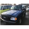 Image 1 : 2007 FORD RANGER, BLUE, 2 DOOR PICKUP, 2.3L, GAS, MANUAL, VIN#1FTYR10D27PA77889, 110,558KMS, RD, 2