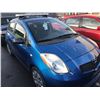 Image 2 : 2008 TOYOTA YARIS, BLUE, HATCHBACK, 1.5L, GAS, AUTOMATIC, VIN#JTDKT923885164381, 136,283KMS,