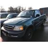 Image 1 : 1997 FORD F150 XL, GREEN, 2 DOOR PICKUP, 4.2L, GAS, AUTOMATIC, VIN#2FTDF182XVCA34152, 165,086KMS,