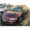 Image 1 : 2000 CHRYSLER CIRRUS LX, 4DR SEDAN, PURPLE, VIN # 1C3EJ46X74N266366