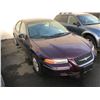 Image 2 : 2000 CHRYSLER CIRRUS LX, 4DR SEDAN, PURPLE, VIN # 1C3EJ46X74N266366