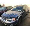 Image 1 : 2005 SUBARU OUTBACK, 4 DR SUV, BLUE, VIN # 4S4BP62C757306377