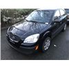 Image 1 : 2006 KIA RIO 5, 4 DR HATCHBACK, BLACK, VIN # KNADE163266088921