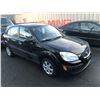 Image 2 : 2006 KIA RIO 5, 4 DR HATCHBACK, BLACK, VIN # KNADE163266088921