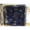 Image 1 : CAL SPAS 7' X 7' HOT TUB WITH MAJESTIC SKY INTERIOR AND MIST EXTERIOR.  TUB FEATURES: