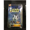 Image 2 : 3 STAR WARS HASBRO FIGURES IN ORIGINAL PACKAGING: BOBA FETT, R2-D2 & BARRISS OFFEE