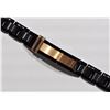 Image 2 : STAINLESS STEEL BLACK AND BRONZE COLOUR MEN'S LINK BRACELET. RETAIL $220