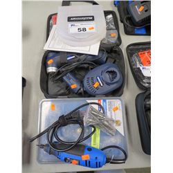 MASTERCRAFT CORDED ROTARY TOOL & KIT/MASTERCRAFT CORDLESS MULTI-CRAFTING KIT