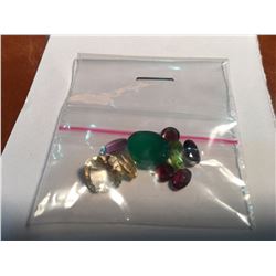 14CT LOOSE ASSORTED GEMSTONES VARIOUS CUTS & COLOURS