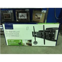 INSIGNIA FULL MOTION TV WALL MOUNT FITS 47" X 80" TV