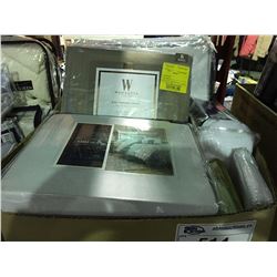 BOX OF ASSORTTED KING SIZE SHEET SETS, PILLOW CASES & SHAMS