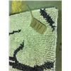 Image 2 : APPROX  8' X 10' CONTEMPORARY AREA RUG WHITE, PURPLE & BROWN