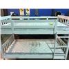 Image 2 : WHITE WOODEN BUNK BED SET COMPLETE WITH MATTRESSES