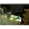 Image 2 : GROUP LOT OF ASSORTED HOUSEHOLD ITEMS- 2 WOODEN SHELVES, ASSORTED LAMPS, NORMAN ROCKWELL PICTURE &