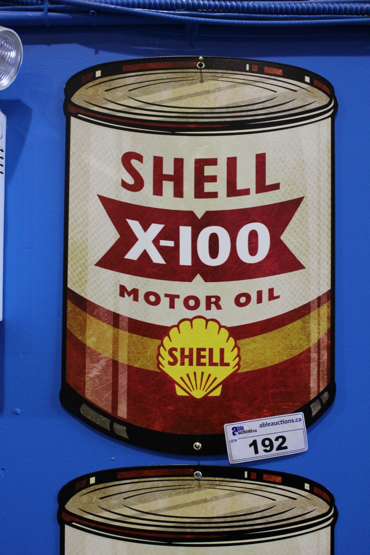 SHELL MOTOR OIL TIN SIGN REPRODUCTION