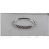 Image 2 : MULTI GEMSTONE + DIAMOND BANGLE BRACELET, STERLING SILVER, SAFETY CATCH
