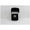 Image 2 : HUGE OCEAN BLUE MYSTIC TOPAZ DINNER RING, EMERALD CUT SURROUNDED BY CRYSTALS