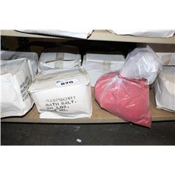 SHELF LOT OF BATH SALTS