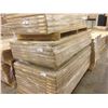 Image 2 : 11 PALLETS OF HONEY MAPLE READY TO ASSEMBLE OFFICE FURNITURE