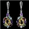 Image 1 : Natural Multi Gemstone EarRing