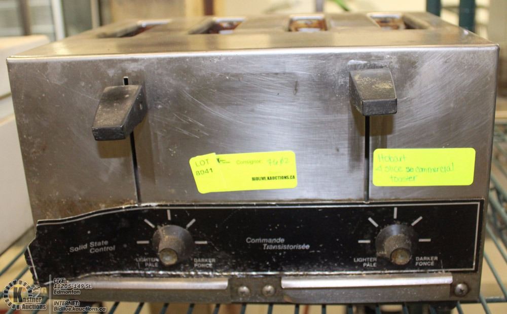HOBART 4 SLICE COMMERCIAL TOASTER