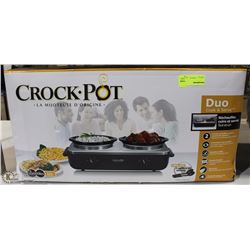 CROCKPOT DUO COOK AND SERVE SYSTEM IN BOX