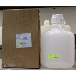 LOT OF 2-10L NEW CARBOYS WITH MEASURE MARKS